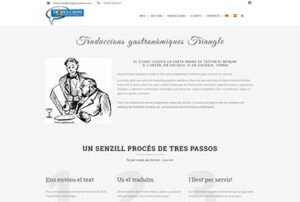 Web Traducciones a la carta creada por Robert Sisteré, experto en creación de páginas web El Masnou